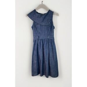 eshakti | Dresses | Eshakti Cl066373 Denim Wrap Midi Dress